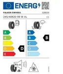 FALKEN Winterreifen 245/40 R20 TL 99W EUROWINTER HS01 XL MFS M+S 3PMSF