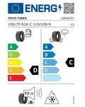 TOYO Winterreifen 195/75 R16 TL 110/108R OBSERVE VAN C 10PR M+S 3PMSF