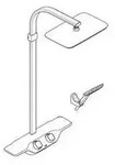 Kludi Thermostat-Dual-Shower-System COCK Discovery DN 15 we/chr
