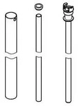 GROHE Ersatzrohr f&uuml;r Duschsysteme f&uuml;r Duschsysteme -15cm chrom 15 cm
