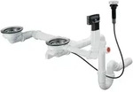 hansgrohe HG Automatische Ab-/&Uuml;berlaufgarnitur D17-11, f&uuml;r