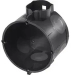 Ger&auml;tedose - flach - Tiefe 45 mm - winddicht - Material Polystyrol - VE 25 St&uuml;ck -