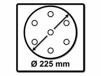 Festool Netzschleifmittel STF D225 P120 Granat Net/25 225 mm / 25 Stk.( 203314 )