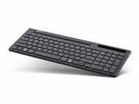 InLine® 4in1 Bluetooth Aluminium Tastatur mit Nummernpad, für bis zu 4