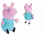 Simba 109261005 - Peppa Pig, Pl&uuml;sch Papa Wutz, Tierfigur, 37cm