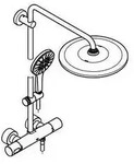 Grohe Duschsystem Rainshower SmartActive 310 26647 THM KB 26557 chrom, 1 Stk.