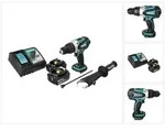 Makita DHP 458 RG Akku Schlagbohrschrauber 18 V 91 Nm + 2x Akku 6,0 Ah +...