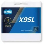 "KMC Schaltungskette X9SL Ti-N, 1/2" x 11/128", 114 Glieder, 6,6 mm, 9-fach, gold"