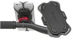 KLICKfix Smartphone Halterung Quad Mini grau/schwarz, mit Quad Mini Adapter, schwarz