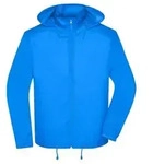 Men's Promo Jacket Windbreaker f&uuml;r Promotion und Freizeit blau/neon, Gr. L