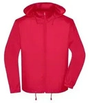 Men's Promo Jacket Windbreaker f&uuml;r Promotion und Freizeit rot, Gr. 3XL