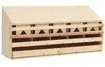 vidaXL 5er Legenest 117x33x54 cm Massivholz Kiefer