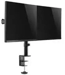 "LogiLink Befestigungskit - einstellbarer Arm - f&uuml;r 2 LCD-Displays - Schwarz -