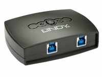 Lindy 2 Port USB 3.0 Switch - USB-Umschalter für die gemeinsame Nutzung von