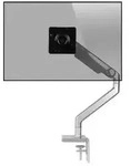 Humanscale M2.1 Monitor Tischhalterung Klemme, schr&auml;g, silber (M21CMSBTB)