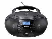 Karcher RR 5028D CD-Radio DAB+, UKW Bluetooth®, USB, AUX Schwarz
