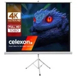 celexon basic Stativ-Leinwand 110"| 1 1| mobile transportable 4K Full-HD -