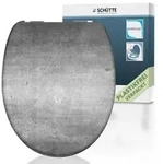Duroplast WC-Sitz INDUSTRIAL GREY, mit Absenkautomatik