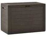 vidaXL Gartentruhe Braun 78x44x55 cm