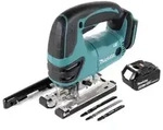 Makita DJV 180 G1 Akku Stichs&auml;ge 18V + 1x Akku 6,0 Ah - ohne Ladeger&auml;t