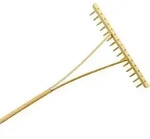 Holzrechen 15 Zinken einreihig