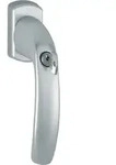 Fenstergriff NY 0810SVS/U10 Alu.F9016/verkehrswei&szlig; 32mm abschl.HOPPE