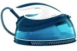 Philips Home PerfectCare Compact GC7840/20 Dampfb&uuml;gelstation 2400W Blau-Wei&szlig;
