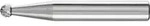 PFERD TOOLS 21112026 Fr&auml;sstift Kugel L&auml;nge 45mm Produktabmessung, &Oslash; 4mm