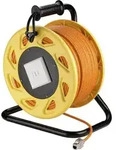 Goobay RJ45 Netzwerk Kabeltrommel S/FTP 50.00 m Orange
