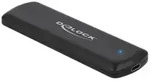 Delock External USB Type-C Combo Enclosure for M.2 NVMe PCIe or SATA SSD -