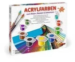 Schipper 605190741 - Acrylfarben Set mit 36 Farben 36 Acrylfarben auf Wasserbasis und
