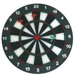 EDUPLAY 170-003 Softdart mit 6 Pfeilen, &Oslash; 40 cm, mehrfarbig, 7-teilig (1 Set)