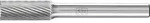 Fr&auml;sstift ZYAS D.8mm Kopf-L.20mm Schaft-D.6mm HM Verz.5 PFERD