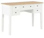 vidaXL Schreibtisch Wei&szlig; 109,5 x 45 x 77,5 cm Holz