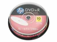 HP DVD+R DL 8,5GB, 240Min, 8x, Cakebox, 10 CDs, bedruckbar