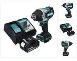 "Makita DTW 700 RG1 Akku Schlagschrauber 18 V 700 Nm 1/2" XPT Brushless + 1x...