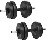 vidaXL Hantelset 14-tlg. 20 kg