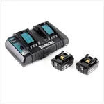 Makita DUC 353 PF2 Akku Kettens&auml;ge 36V ( 2x18V ) Brushless 35 cm + 2x 3,0 Ah...