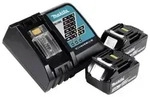 "Makita DTW 300 RF Akku Schlagschrauber 18 V 330 Nm 1/2" Brushless + 2x Akku...