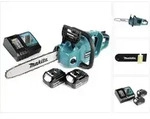 Makita DUC 353 RT2 Akku Kettens&auml;ge 36V ( 2x18V ) Brushless 35 cm + 2x 5,0 Ah...