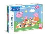 Clementoni - 24028 - SuperColor 24 Stück Maxi - Peppa Pig