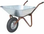 Bauschiebkarre 85 L mit Nylonrad