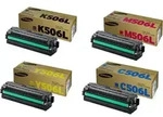 Samsung Original Toner Set CLT-506L Toner schwarz, cyan, magenta, gelb (SU171A,
