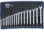 Maulringschl&uuml;ssel-Set - Ringseite gekr&ouml;pft - 8-27 mm - 17-teilig
