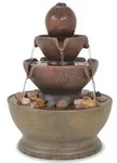 vidaXL Zimmerbrunnen mit Pumpe Polyresin