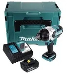 Makita DTW 1002 RG1J Akku Schlagschrauber 18 V 1000 Nm 1/2&ldquo; Brushless + 1x Akku 6,0
