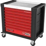 KS TOOLS PERFORMANCEplus P30 SCHWARZ/ROT Werkstattwagen mit 8