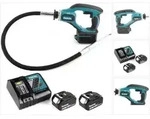 Makita DVR 450 RM Akku Betonverdichter 18V + 2x Akku 4,0Ah + Ladeger&auml;t