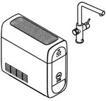 mit Filterfunktion &middot; Einlochmontage &middot; Drucktasten f&uuml;r 3 gefilterte und gek&uuml;hlte