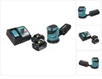 Makita DBO 180 RG Akku Exzenterschleifer 18 V 125 mm + 2x Akku 6,0 Ah +...